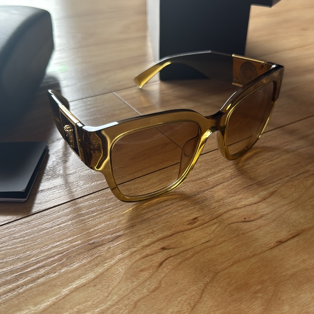 Versace Gold/Yellow Sunglasses for Women
